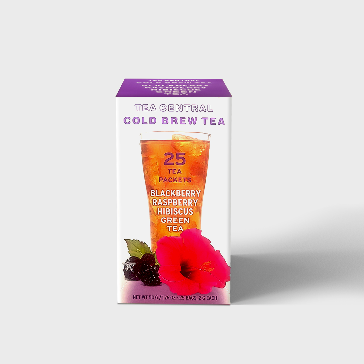 Tea Central - Blackberry Raspberry Hibiscus Green Tea