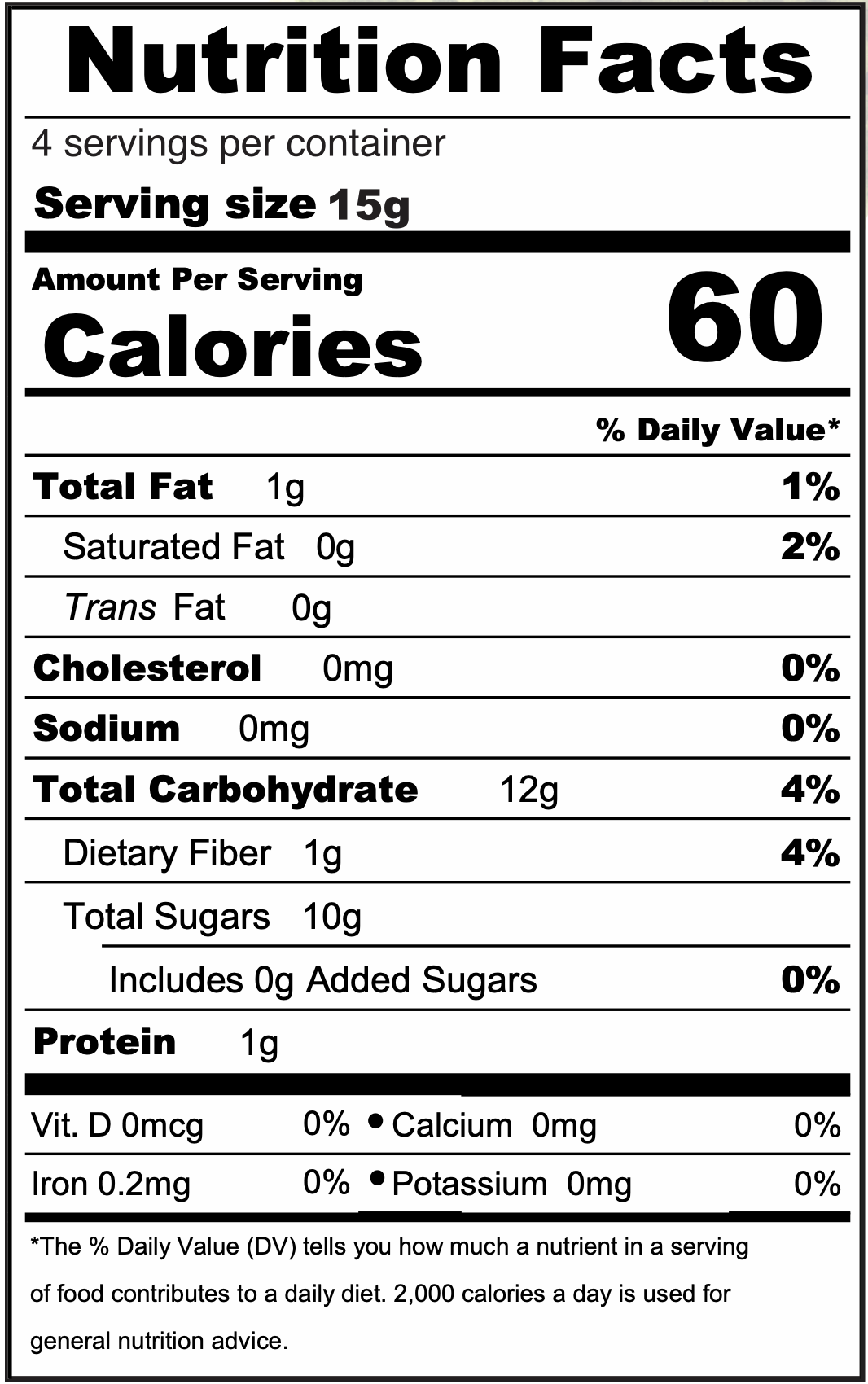 Freeze Dried Durian - No Sugar Added