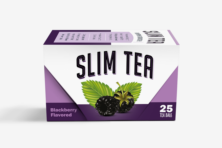 Slim Tea - Blackberry Flavored Green Tea