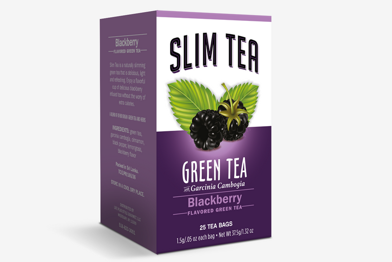 Slim Tea - Blackberry Flavored Green Tea