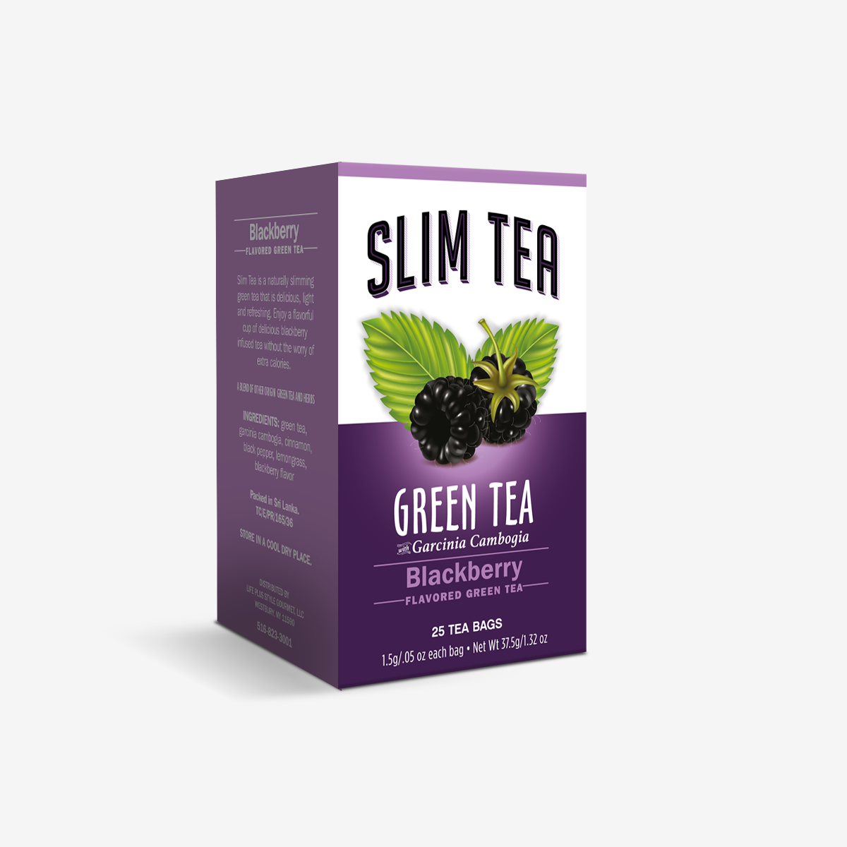 Slim Tea - Blackberry Flavored Green Tea – Life plus style gourmet