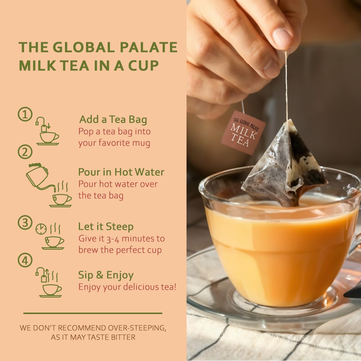 The Global Palate - Masala Chai Flavoured Milk Tea