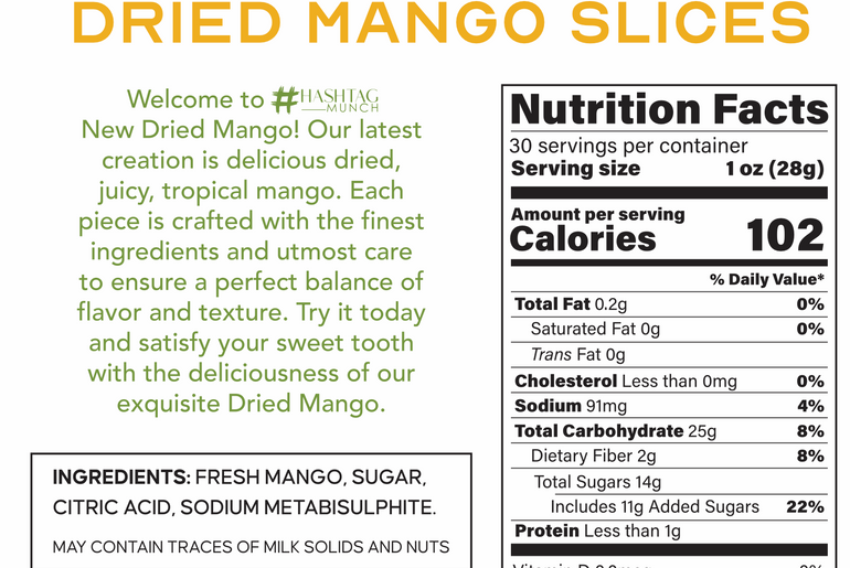 Dried Mango Slices