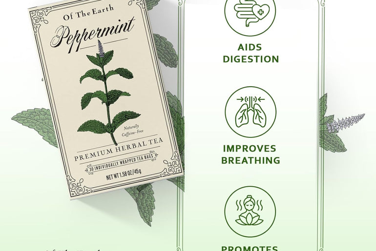 Of The Earth - Peppermint Herbal Tea