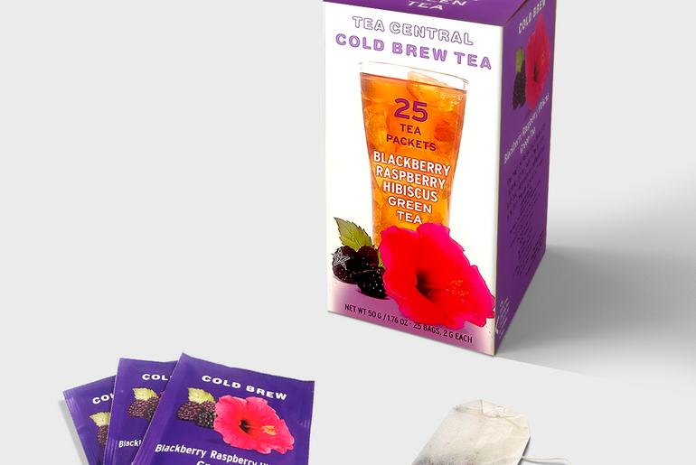 Tea Central - Blackberry Raspberry Hibiscus Green Tea
