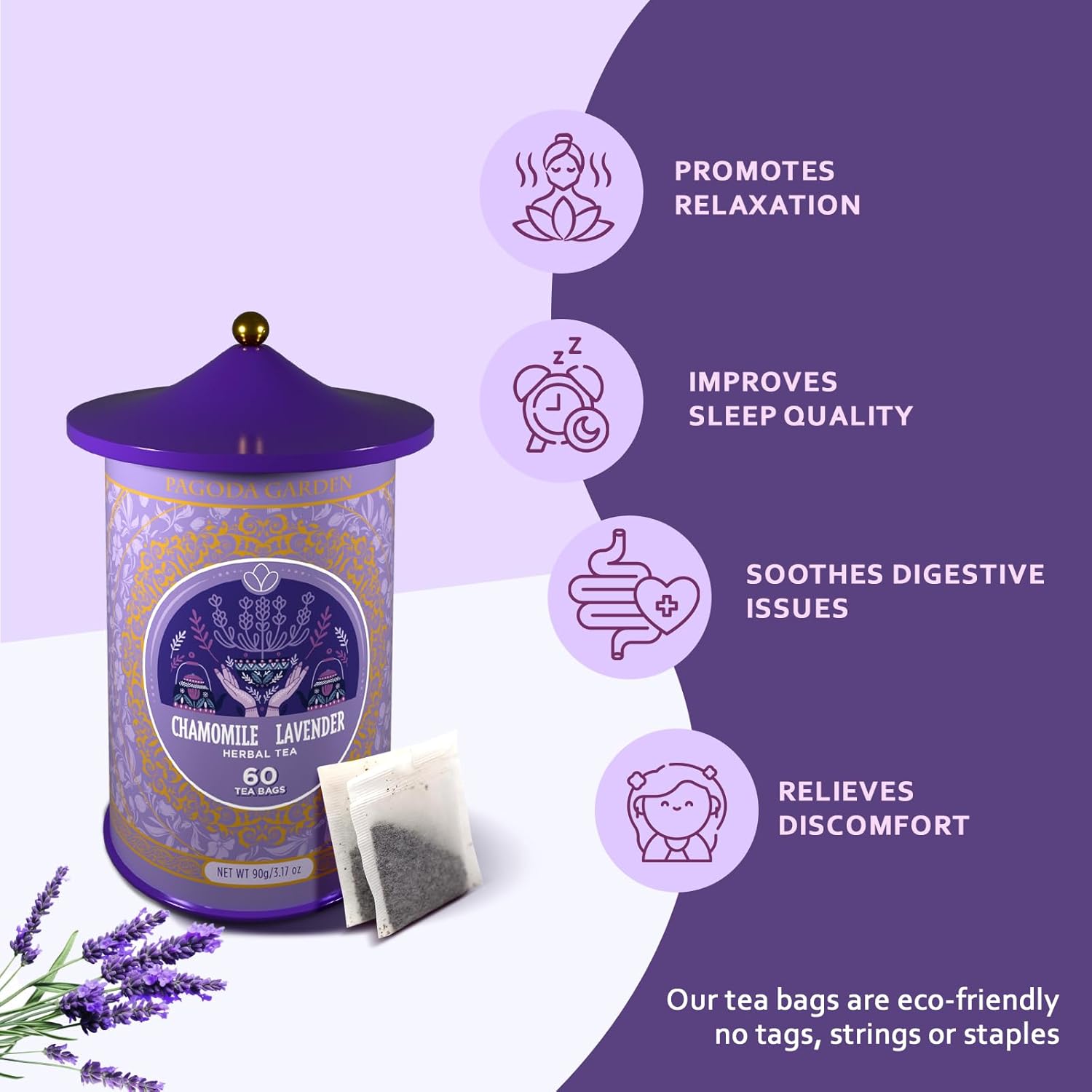 Pagoda Garden - Chamomile Lavender Herbal Tea