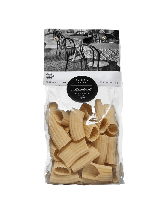 Pasta noire - Manicotti Organic Pasta