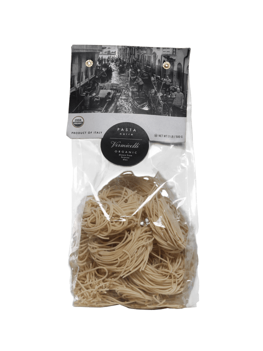 Pasta noire - Vermicelli Organic Pasta