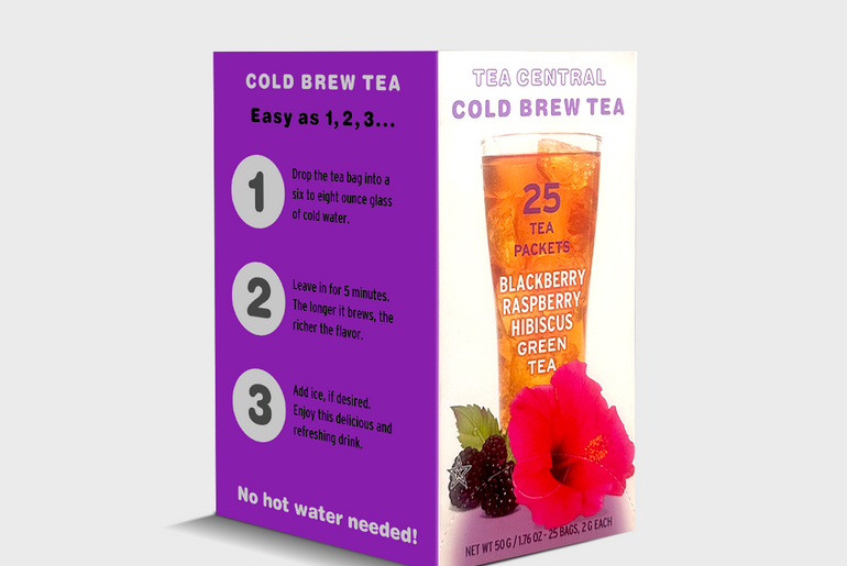 Tea Central - Blackberry Raspberry Hibiscus Green Tea
