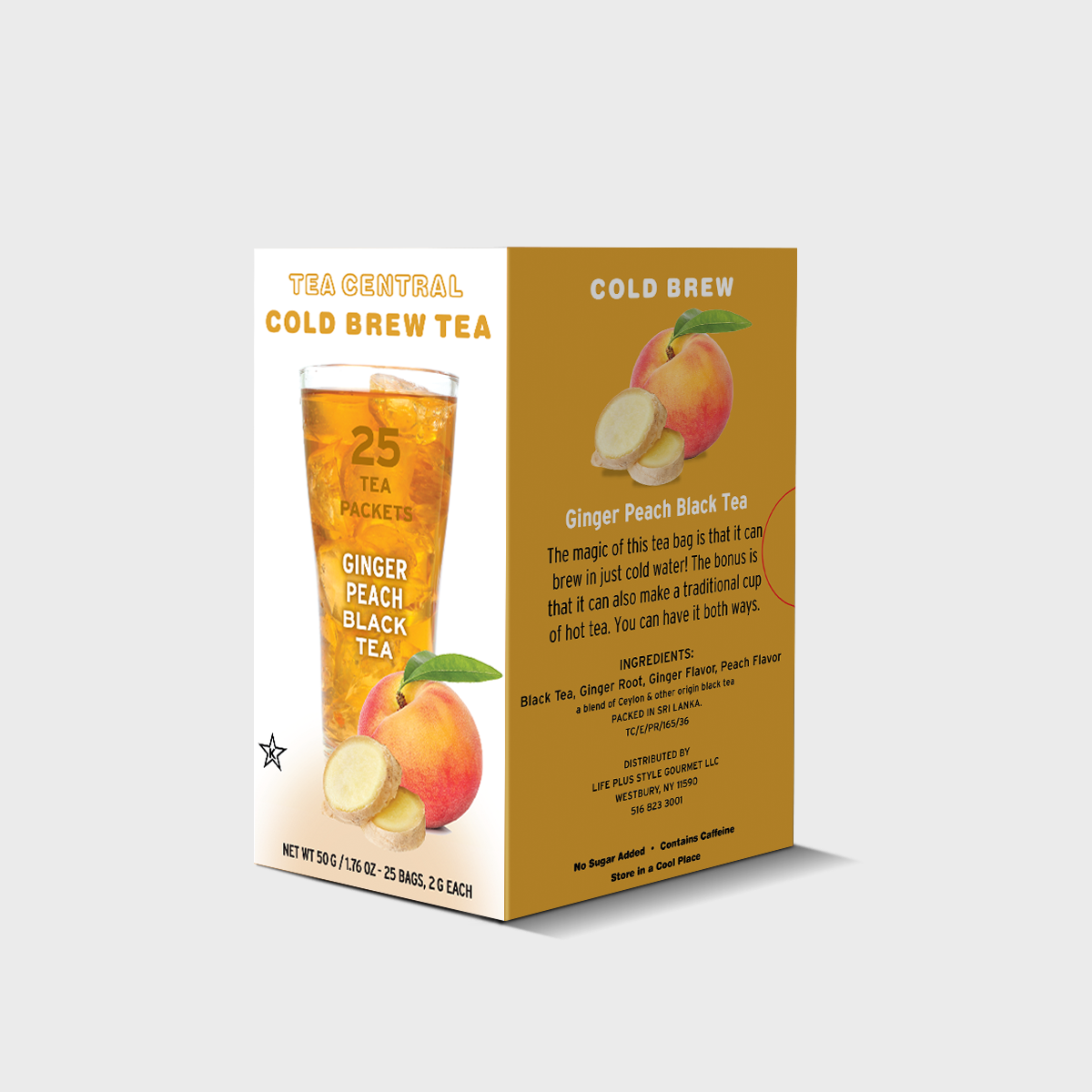 Tea Central - Ginger Peach Black tea