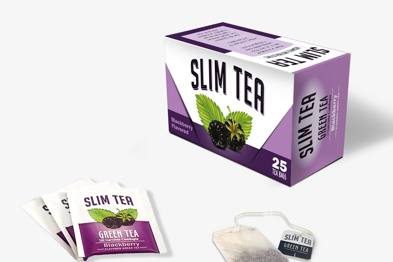 Slim Tea - Blackberry Flavored Green Tea