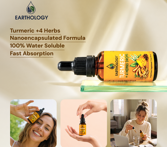 Earthology Turmeric + 4 Herbs Drops