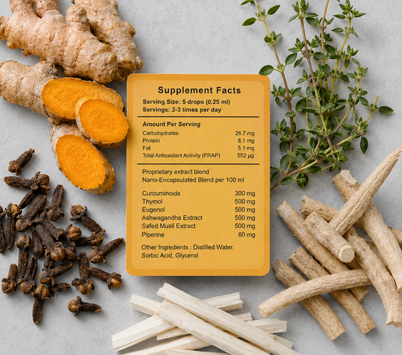 Earthology Turmeric + 4 Herbs Drops