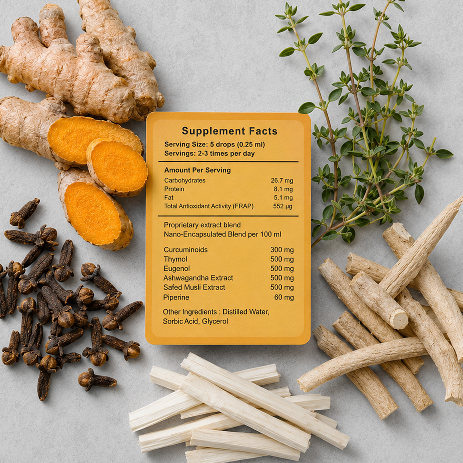 Earthology Turmeric +4 Herbs Drops