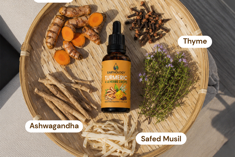 Earthology Turmeric +4 Herbs Drops