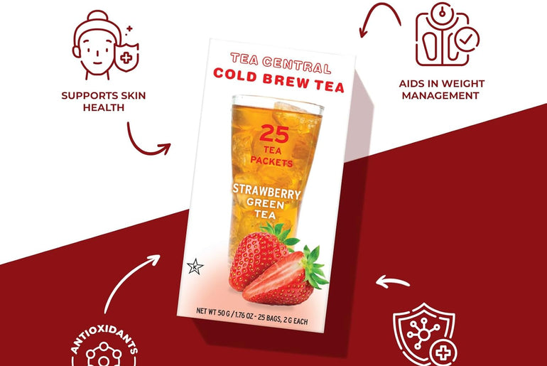 Tea Central - Strawberry Green tea