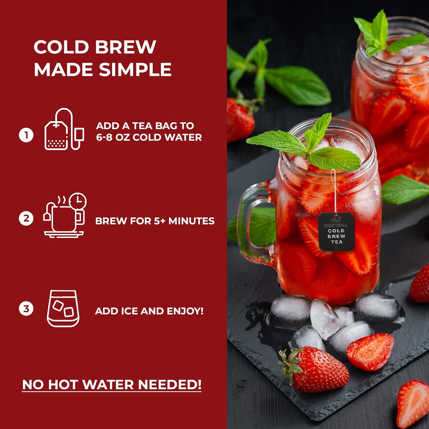 Tea Central - Strawberry Green tea