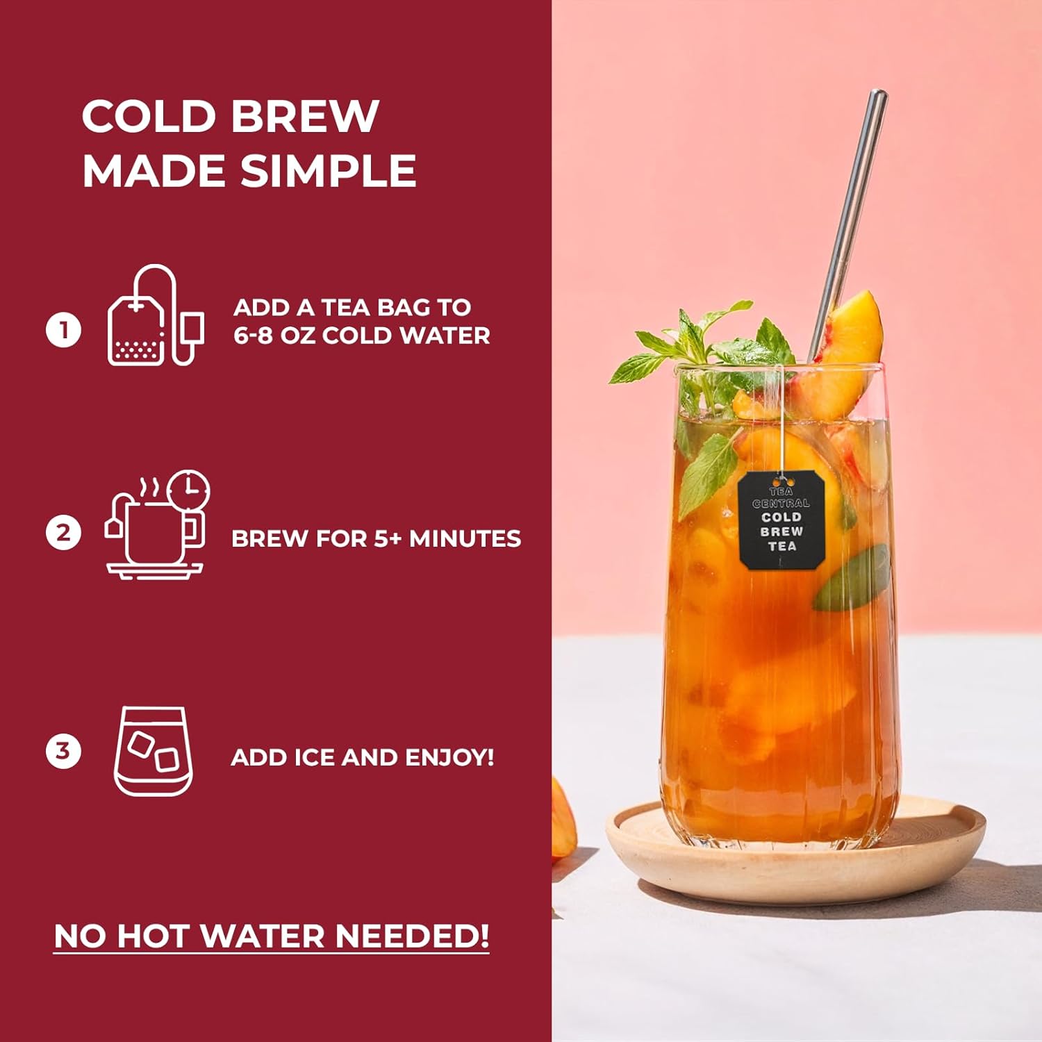 Tea Central - Ginger Peach Black tea – Life plus style gourmet