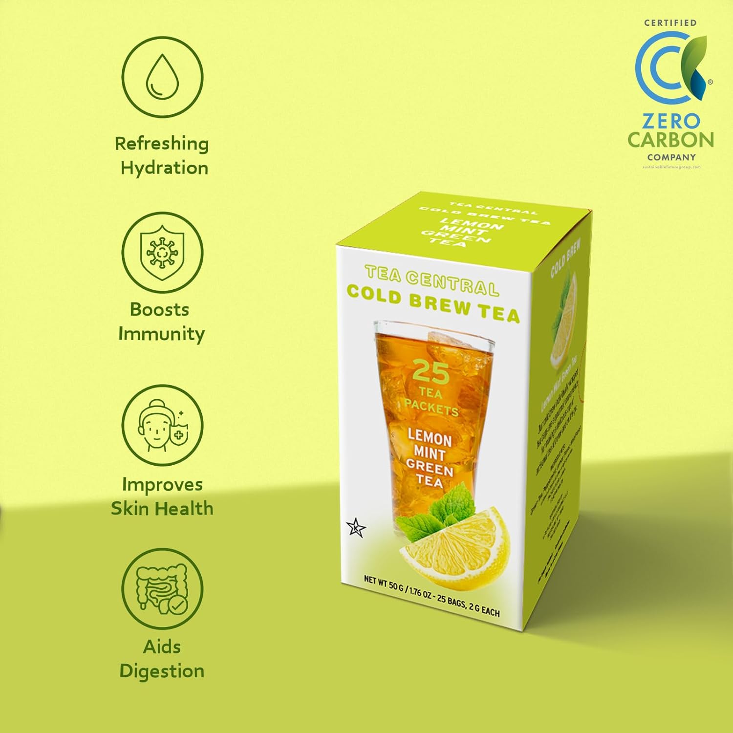 Tea Central - Lemon Mint Green tea