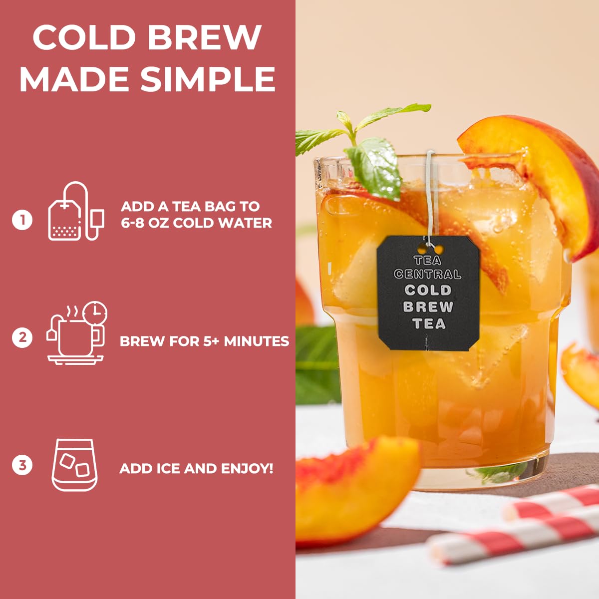 Tea Central - Peach Black tea
