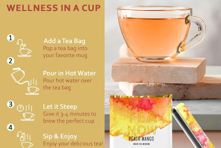 TEA NOW - Mango Peach Green Tea