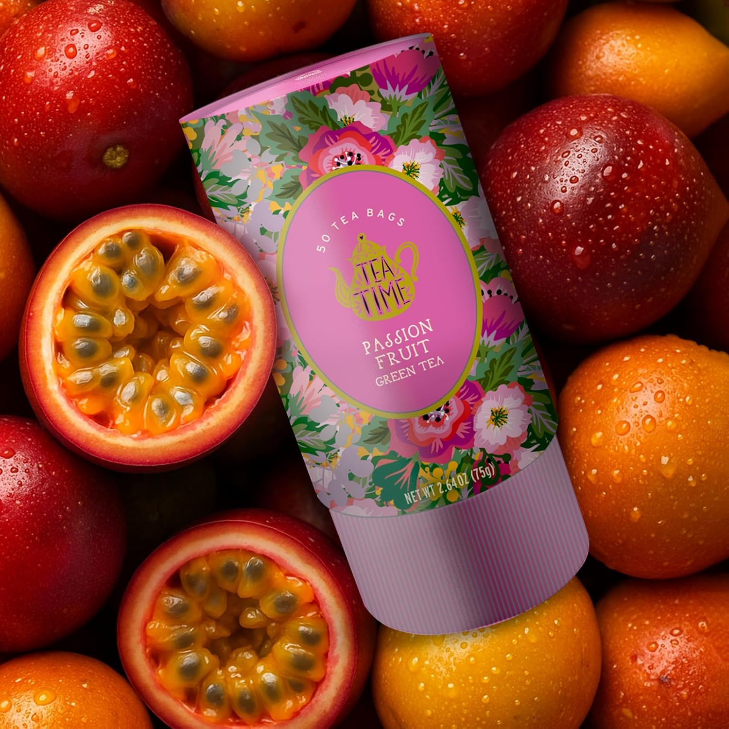 TEA TIME - Passion Fruit Green Tea – Life plus style gourmet