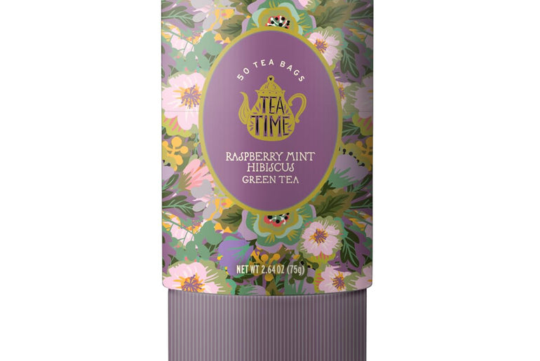 TEA TIME - Raspberry Mint Hibiscus Green Tea