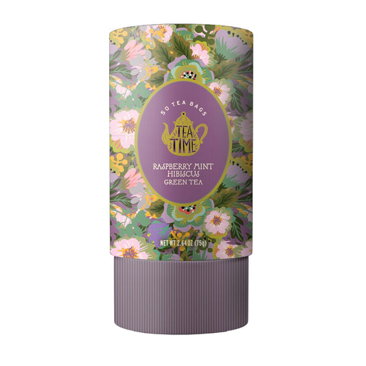 TEA TIME - Raspberry Mint Hibiscus Green Tea