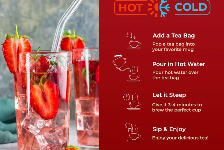 TEA TIME - Strawberry Vanilla Green Tea