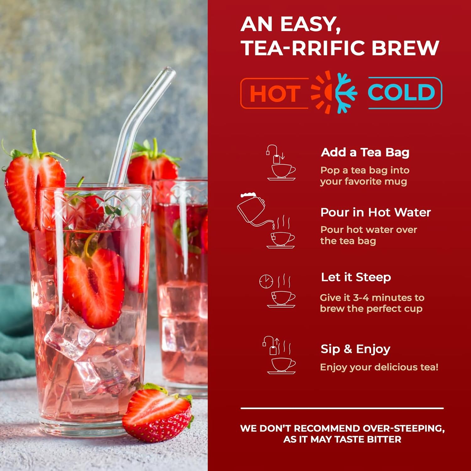 TEA TIME - Strawberry Vanilla Green Tea