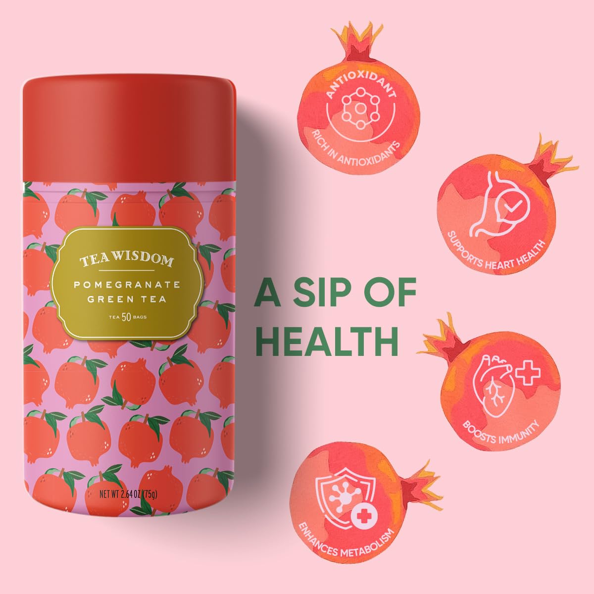 Tea Wisdom - Pomegranate Tea