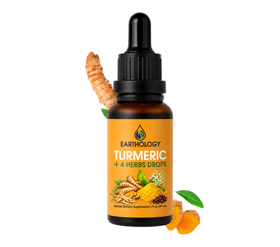 Earthology Turmeric + 4 Herbs Drops