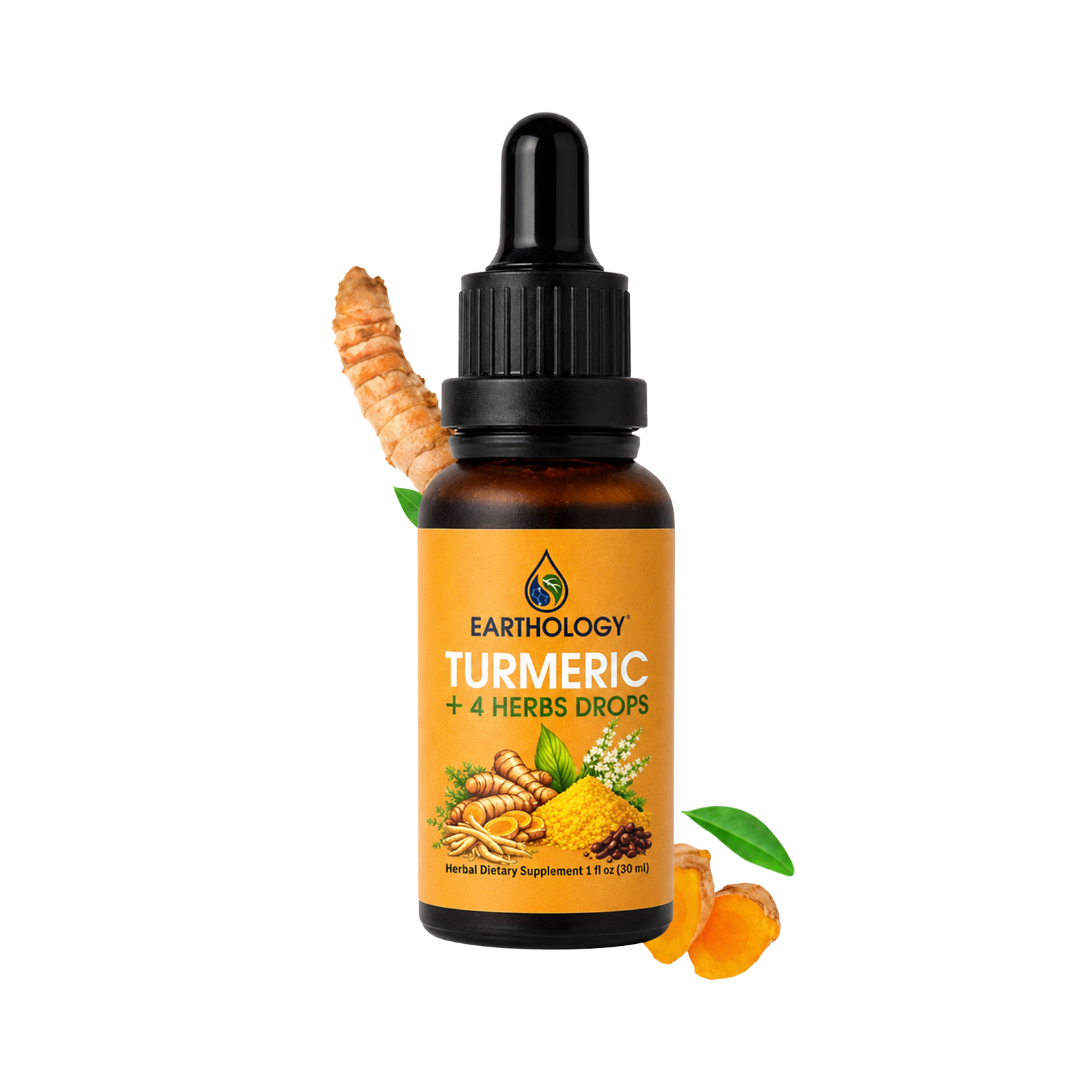 Earthology Turmeric +4 Herbs Drops