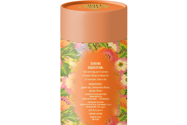 TEA TIME - Clementine Ginger Green Tea