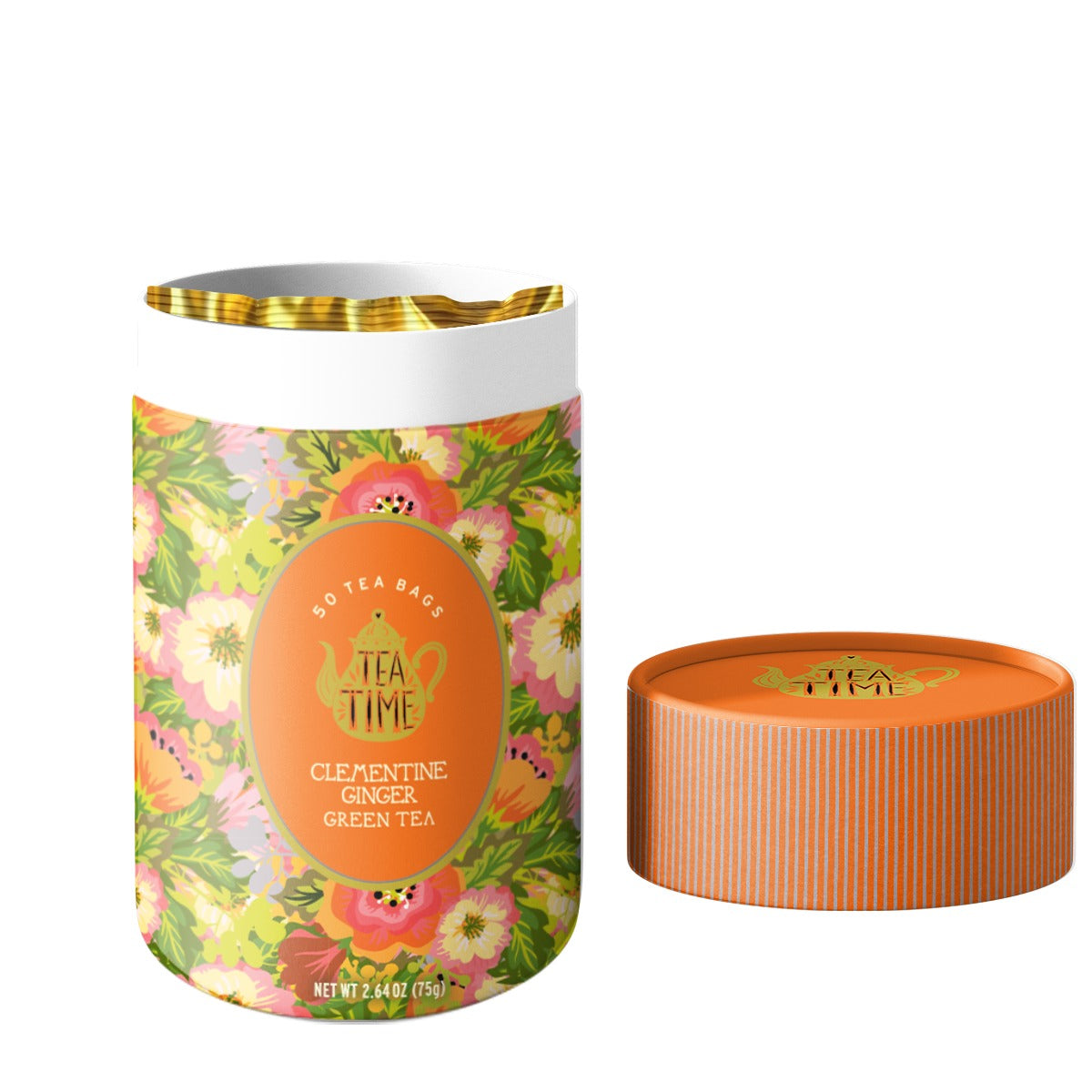 TEA TIME - Clementine Ginger Green Tea