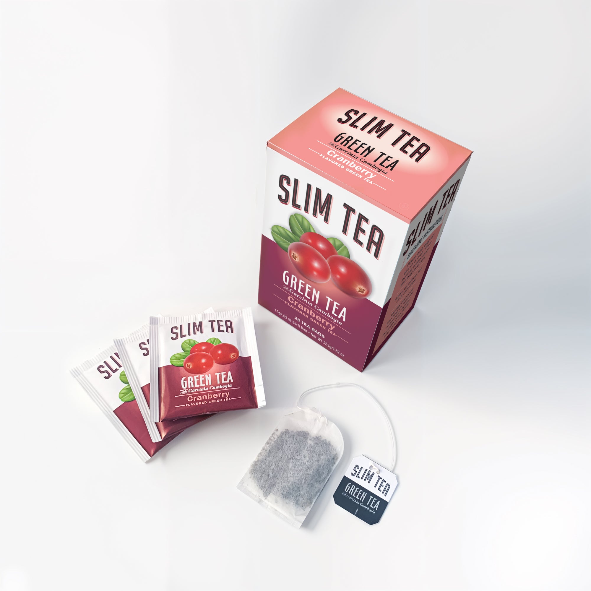 Slim Tea - Cranberry Flavored Green Tea