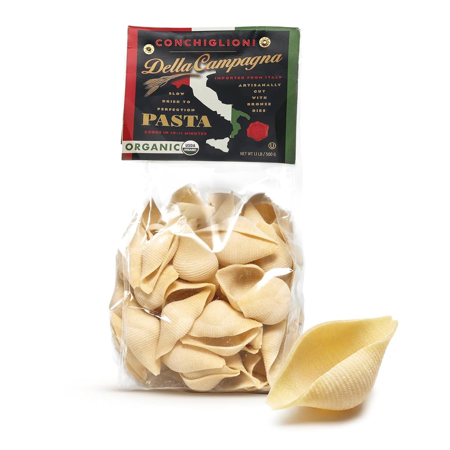 Della Campagna Organic Conchiglioni Pasta