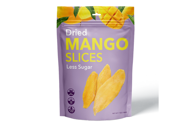 Dried Mango Slices - Less Sugar