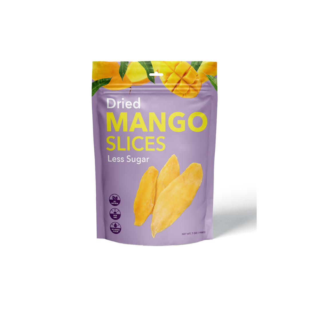 Dried Mango Slices - Less Sugar