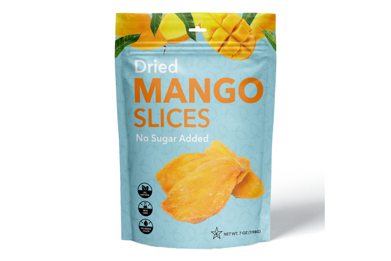 Dried Mango Slices No Sugar Added