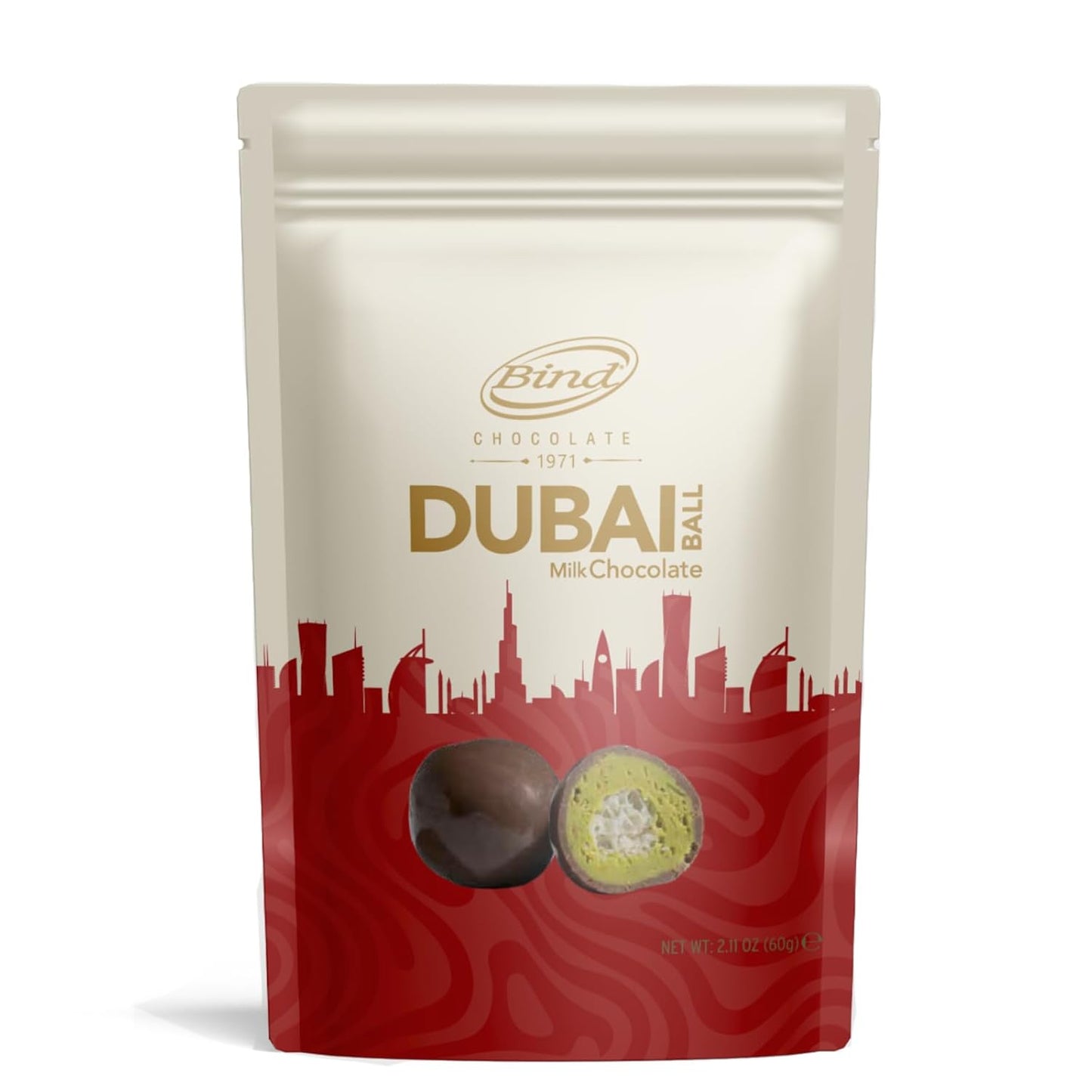 Bind Dubai Pistachio Milk Chocolate Balls