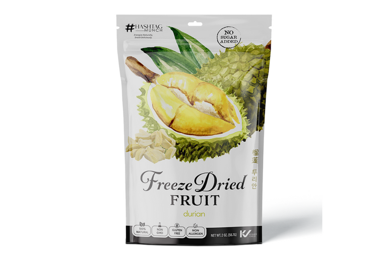 Freeze Dried Durian - No Sugar Added