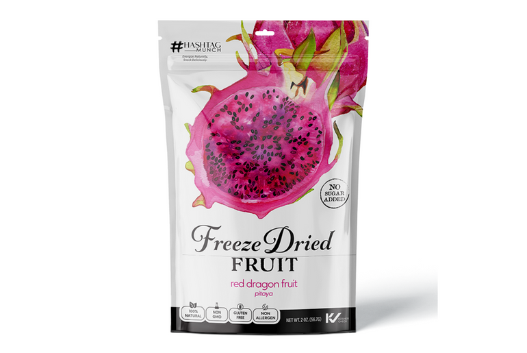 Freeze Dried Red Dragon Fruit - No Sugar Added