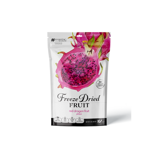 Freeze Dried Red Dragon Fruit - No Sugar Added