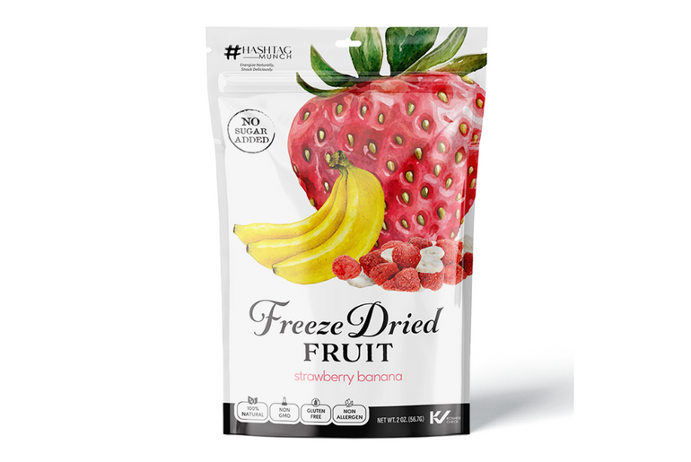 Freeze Dried Strawbery Banana - No Added Sugar