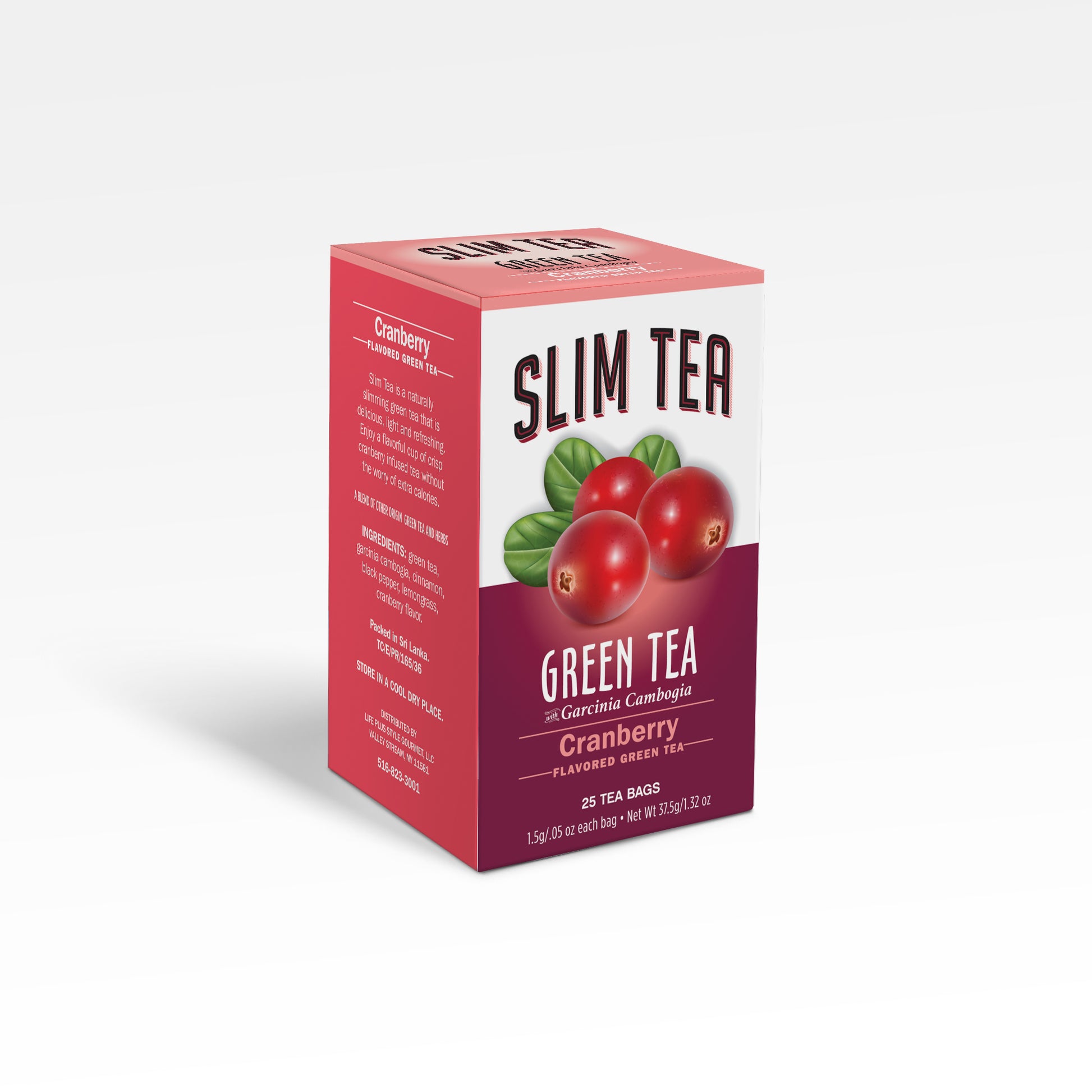 Slim Tea - Cranberry Flavored Green Tea