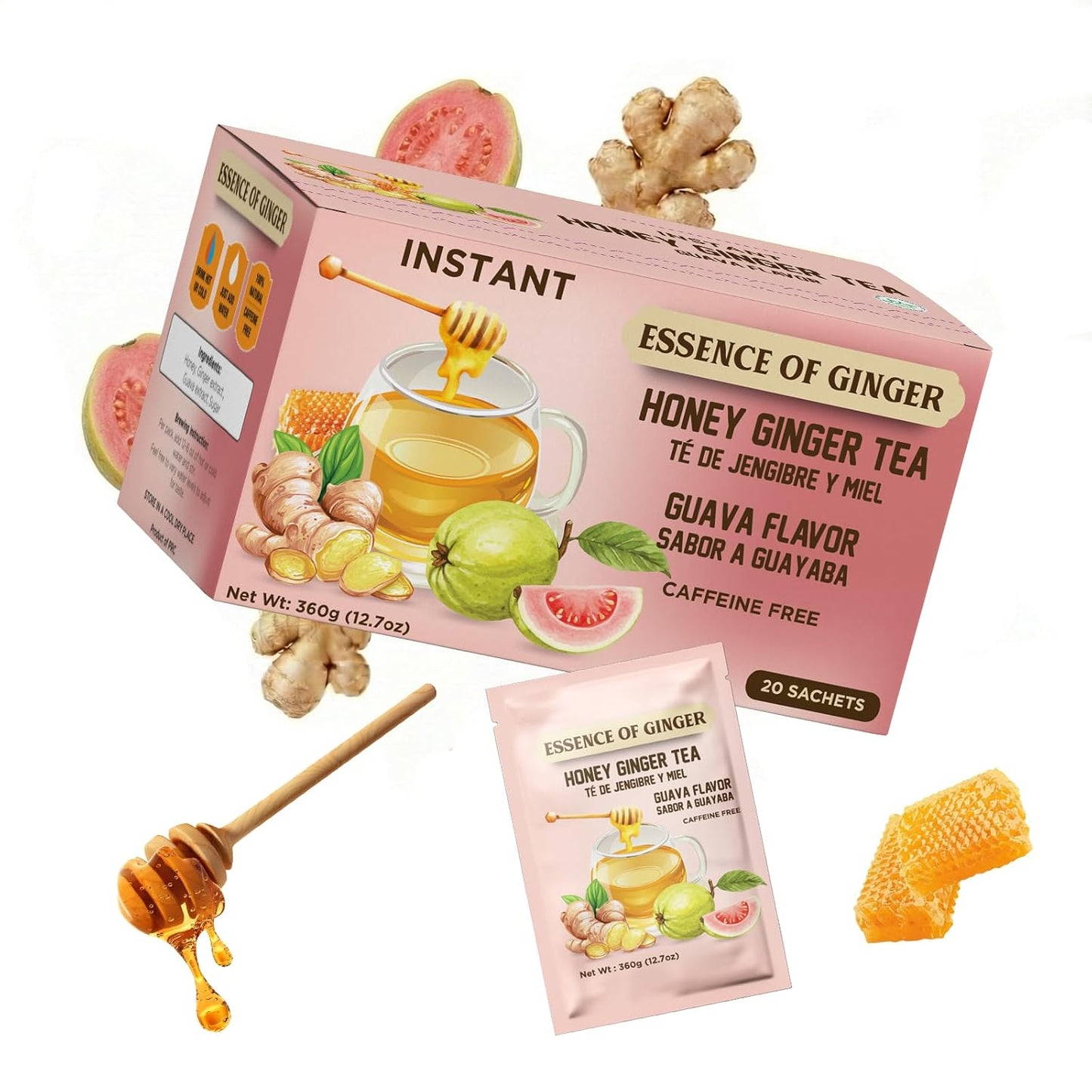 Essence of Ginger Guava Herbal Tea