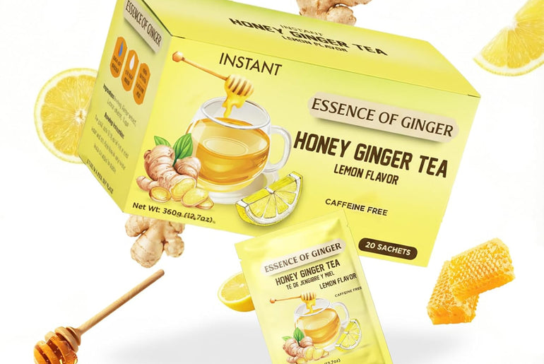 Essence of Ginger Honey Ginger Lemon Herbal Tea