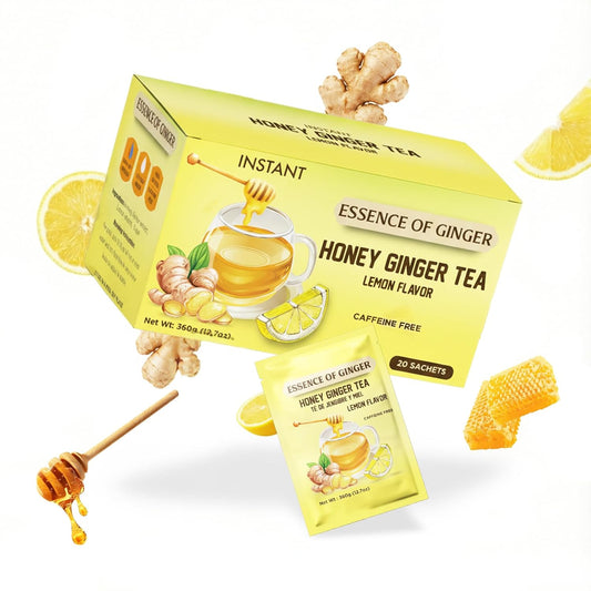 Essence of Ginger Honey Ginger Lemon Herbal Tea