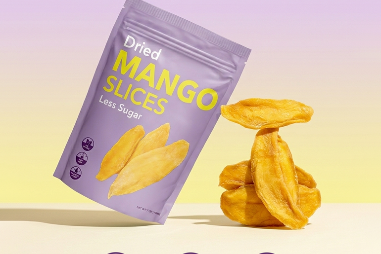 Dried Mango Slices - Less Sugar
